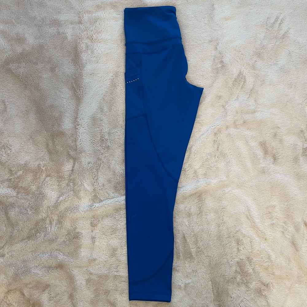 Zyia Blue Reflective Pocket Leggings, Zyia, Size 6-8 - Picture 4 of 15